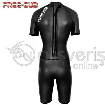 Kadın Smooth Shorty Dalış Elbisesi 2mm