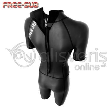 Kadın Smooth Shorty Dalış Elbisesi 2mm