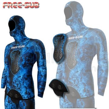 Pasific Blue Avcı Elbise 3mm