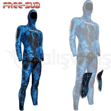 Pasific Blue Avcı Elbise 3mm