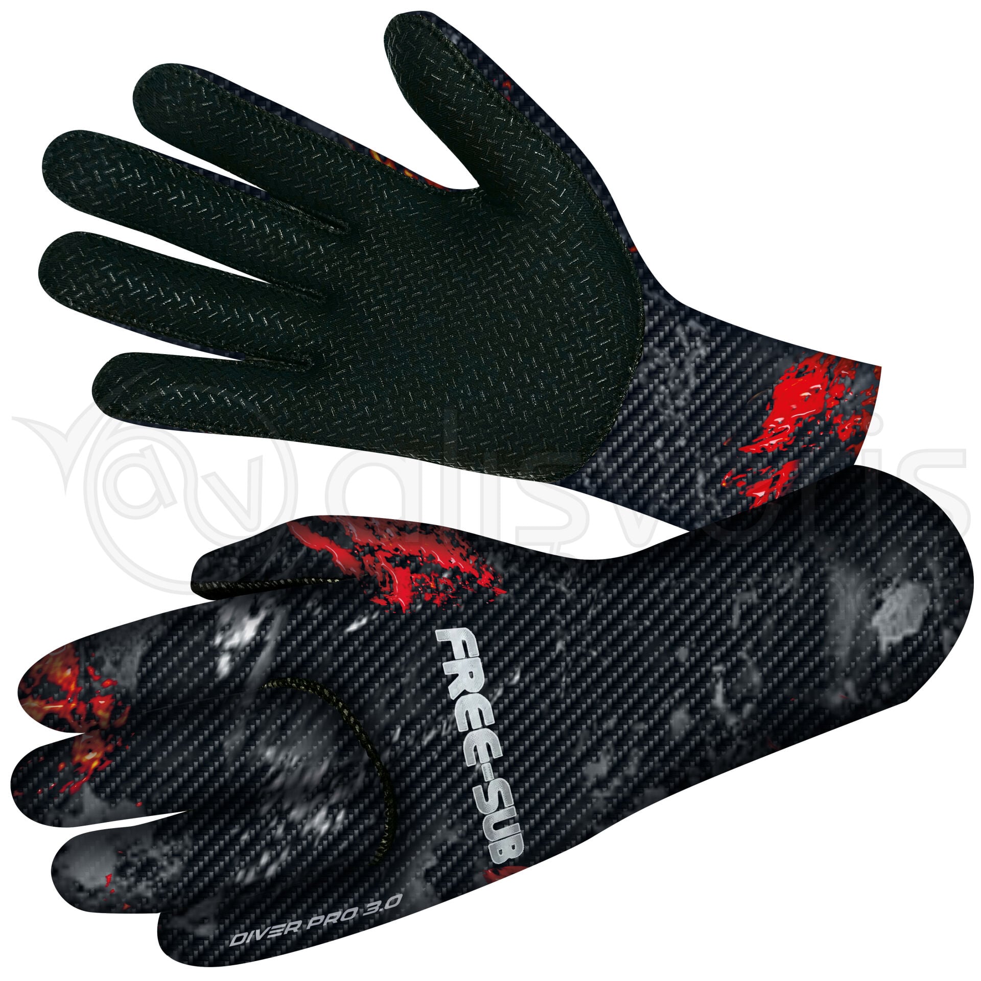 Diver Pro 3mm Troya Dalış Eldiveni